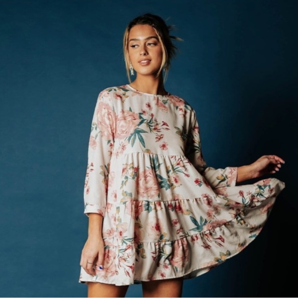 Glad & Cloth Peaches and Cream dress